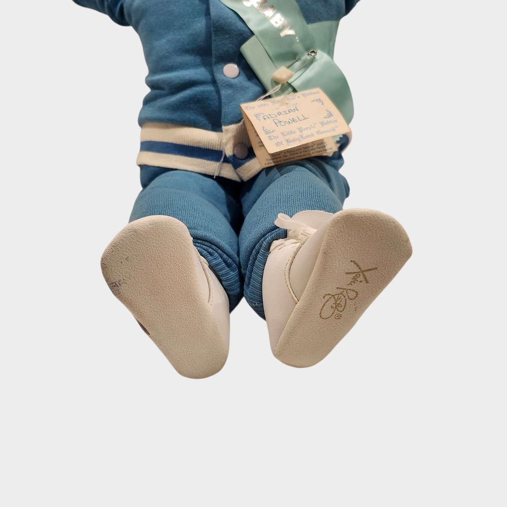 Vintage Xavier Roberts "Little People" Boy Doll 1981 New Year Blue Slugger 21" - Picture 8 of 15